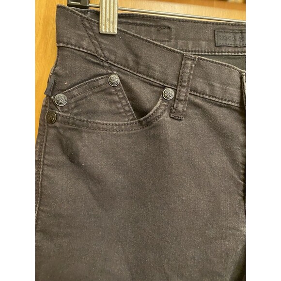 Rock & Republic Pull On Black  Stretch Denim Skinny Women's Jeans Size 8 - Picture 8 of 13